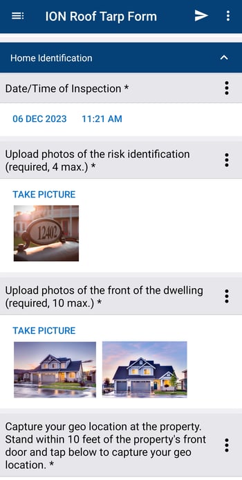 ION Roof Tarp Home Info